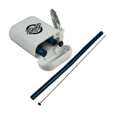 Traveler's Silicone Straws with Carabiner Case Imprinted with Logo (Q510911)
