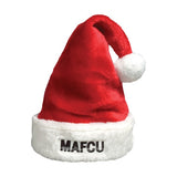 Plush Santa Hat Embroidered up to 10k stitches Imprinted with Logo (Q512711)