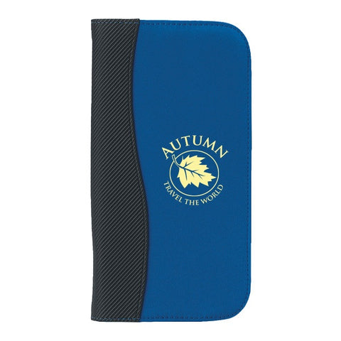 Microfiber Travel Wallet With Embossed PVC Trim (Q524911)