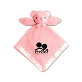 Pink Bear Baby Blanket Imprinted with Logo (Q525111)