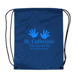 Drawstring Backpack Imprinted with Logo (Q526311)