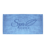 Premium Velour Colored Beach Towel Imprinted with Logo (Q534211)