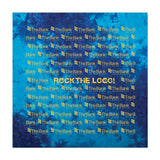 Blue Tie Dye Bandana Imprinted with Logo (Q537111)