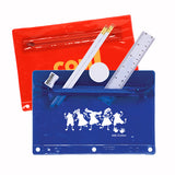 Zippered Translucent Deluxe School Kits Imprinted with Logo (Q538411)