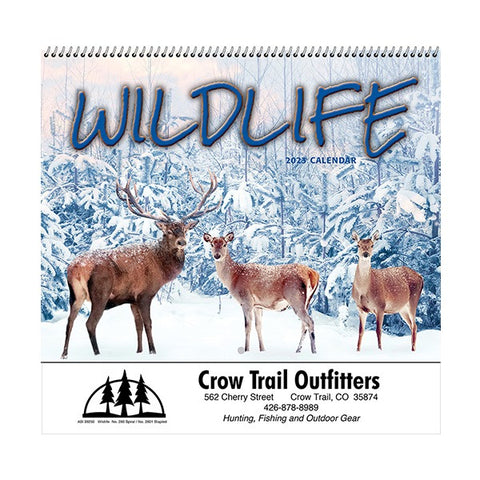 Wildlife Wall Calendars - Spiral (Q550911)