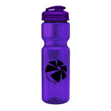 28 Oz. Champion Trans. Bottle - Flip Lid Imprinted with Logo (Q553722)