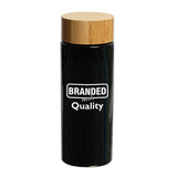 11.5 Oz. Volay Bottles With Bamboo Lid  Imprinted with Logo (Q553811)