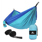 Double Camping Hammock with Tree Straps Imprinted with Logo (Q562111)
