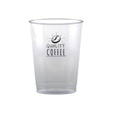 10 Oz. Clear Hard Plastic Cup Imprinted with Logo (Q562211)