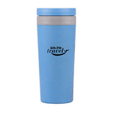 12 Oz. Cylander Wheat Straw Water Bottle Imprinted with Logo (Q564622)