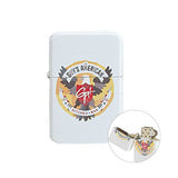 Full Color Oil Flip Top Wick Style Lighters Imprinted with Logo (Q567711)
