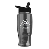 27 Oz. Poly-Pure Bottle -Flip Straw Lid FC Imprinted with Logo (Q572722)