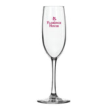 8 Oz. Libbey Vina Flute Glass  Imprinted with Logo (Q576211)