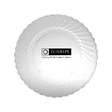 7.5 Inch Classicware® Clear Plastic Plates Imprinted with Logo (Q586011)