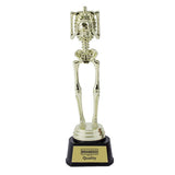 Plastic Skeleton Best Costume Trophies Imprinted with Logo (Q588811)