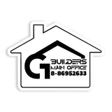 Power Magnet House Imprinted with Logo (Q592011)