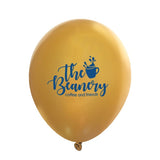 Metallic Latex Balloons (9 Inch) Imprinted with Logo (Q606411)