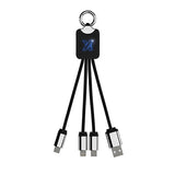 SCX Design® Eco Quatro Light Charging Cable Imprinted with Logo (Q616622)
