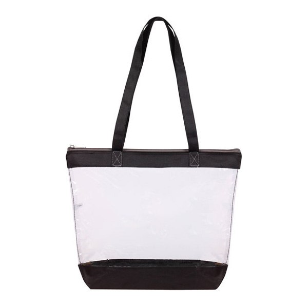 Basic Clear Zipper Tote (Q619111)