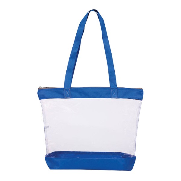 Basic Clear Zipper Tote (Q619111)