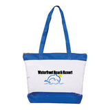 Basic Clear Zipper Tote Imprinted with Logo (Q619111)