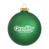 Traditional Glass Ornaments Imprinted with Logo (Q633965)