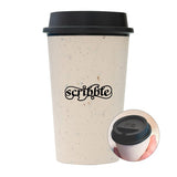 12 Oz. Circular Now Cup Tumblers - Cosmic Black Imprinted with Logo (Q637522)