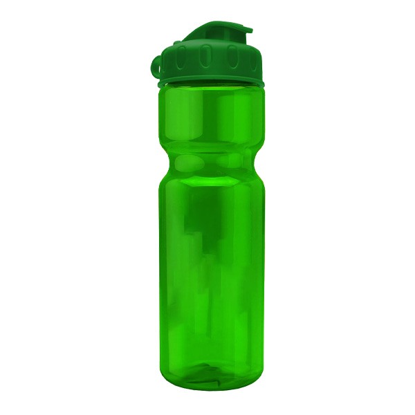 28 Oz. Champion Trans. Bottle - Flip Lid (Q643722)