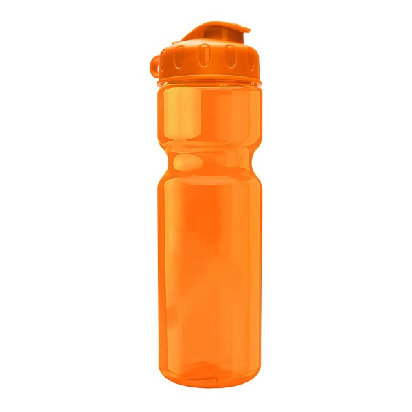 28 Oz. Champion Trans. Bottle - Flip Lid (Q643722)