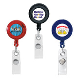 Retractable Alligator Clip Badge Holder Imprinted with Logo (Q646311)