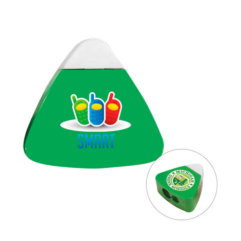 The Triad Eraser & Sharpeners - Full Color (Q646811)