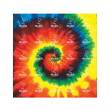 Burst Tie Dye Bandana Imprinted with Logo (Q647111)