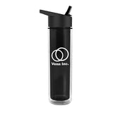 16 Oz. Chiller Insulated Bottle - Flip Straw Lid FC Imprinted with Logo (Q652722)