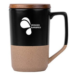 15 Oz. Rio Grande Two-Tone Ceramic Mug Imprinted with Logo (Q654622)