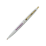 Clic™ Plastic Gold Plated Polished Pens Imprinted with Logo (Q655311)