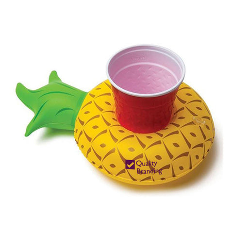 Pineapple Shape PVC Inflatable Float Drink/Mobile Holder (Q660511)