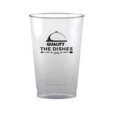 12 Oz. Clear Hard Plastic Cup Imprinted with Logo (Q662211)
