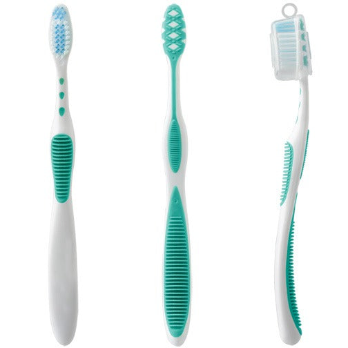 Custom Soft Grip Toothbrush with Cap (Q665211