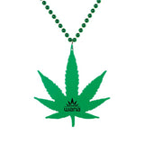 Cannabis Medallion Beads Imprinted with Logo (Q666011)