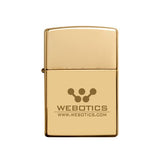 High Polish Brass Zippo® Windproof Lighter Imprinted with Logo (Q667211)