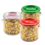 Caramel Popcorns in Tin Pail Imprinted with Logo (Q675511)