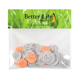 Vegetables & Greens Seed Paper Coins - Letterpressed in Cello Bag - 20 Imprinted with Logo (Q675611)