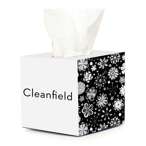 Custom Mini Tissue Box (Q679011) - Tissue Paper with Logo