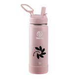 18 Oz. Takeya Actives Straw Lid Bottle - Blush Imprinted with Logo (Q681622)