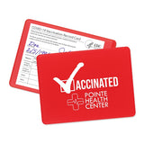 Small Vaccination Card Holder Imprinted with Logo (Q685322)