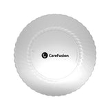 9 Inch Classicware® Clear Plastic Plates Imprinted with Logo (Q686011)