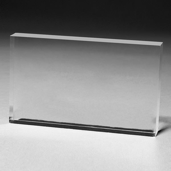 Custom Rectangular Acrylic Paperweight 21/2” x 4” x 1/2” (Q689511) Paperweights with Logo