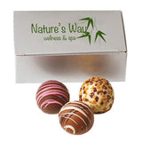 2 Truffles in Truffle Gift Box Imprinted with Logo (Q691411)