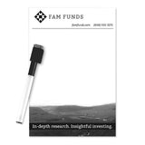 Memo Magnet Dry Erase Imprinted with Logo (Q692011)