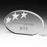Oval Deep Etch Awards (8